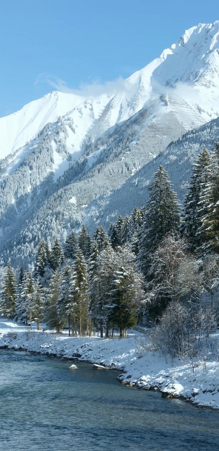 hình nền tuyết rơi lấp lánh