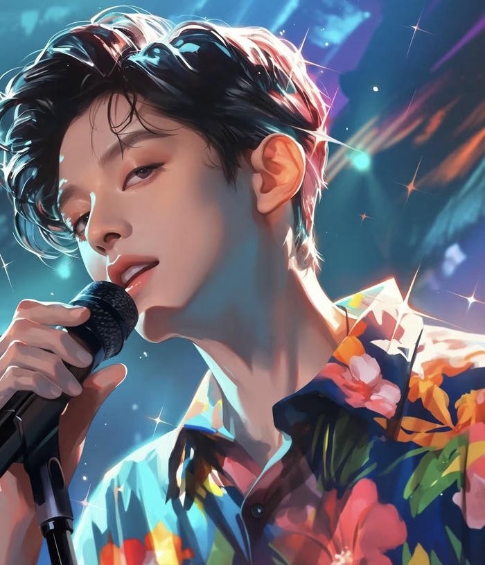 hình ngôi sao trình diễn