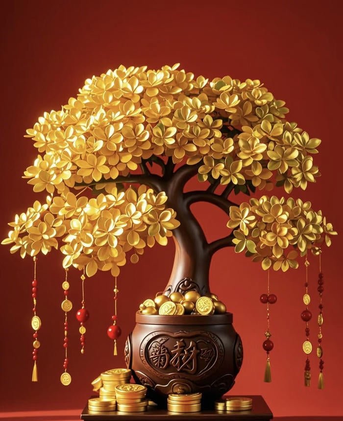 hình phát tài tỏa năng lượng tốt