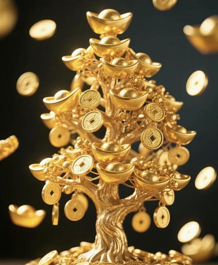 hình phát tài tràn đầy năng lượng