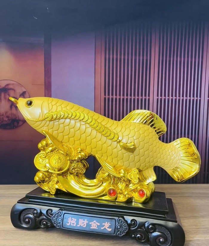 hình phong thuỷ cá rồng phong thuỷ hút tài