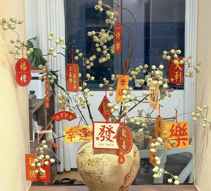 hình phong thuỷ dây treo may mắn hút lộc