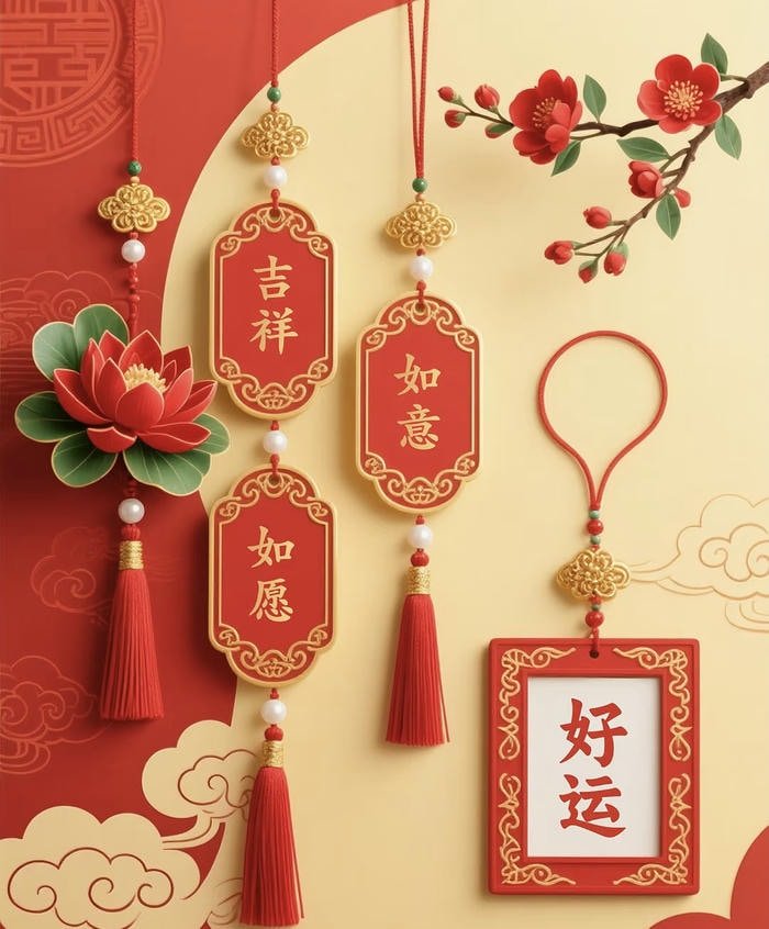 hình phong thuỷ dây treo tài lộc