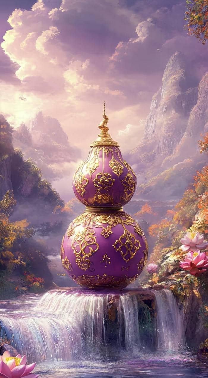 hình phong thuỷ hồ lô chiêu tài bền đẹp