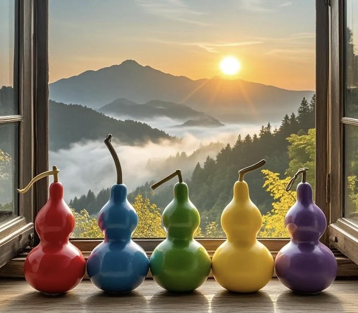 hình phong thuỷ hồ lô chiêu tài cát tường