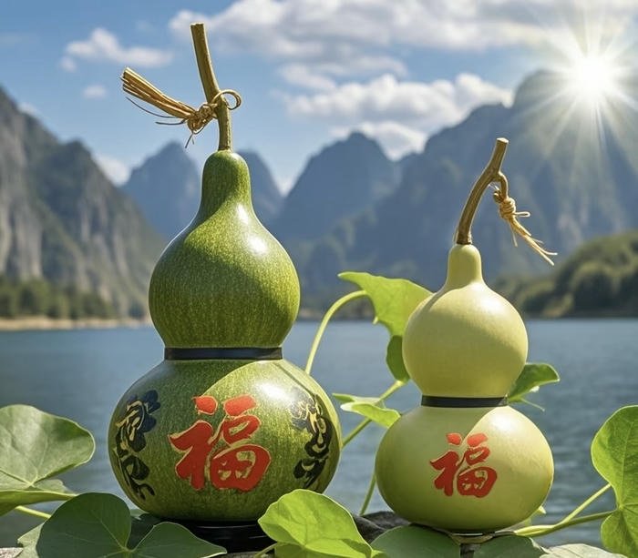 hình phong thuỷ hồ lô chiêu tài sang trọng