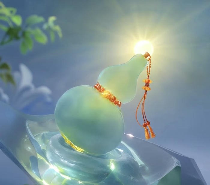 hình phong thuỷ hồ lô chiêu tài tinh xảo