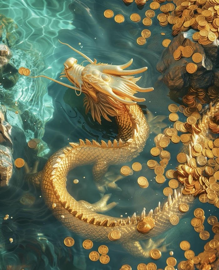 hình phong thủy linh vật vàng may mắn