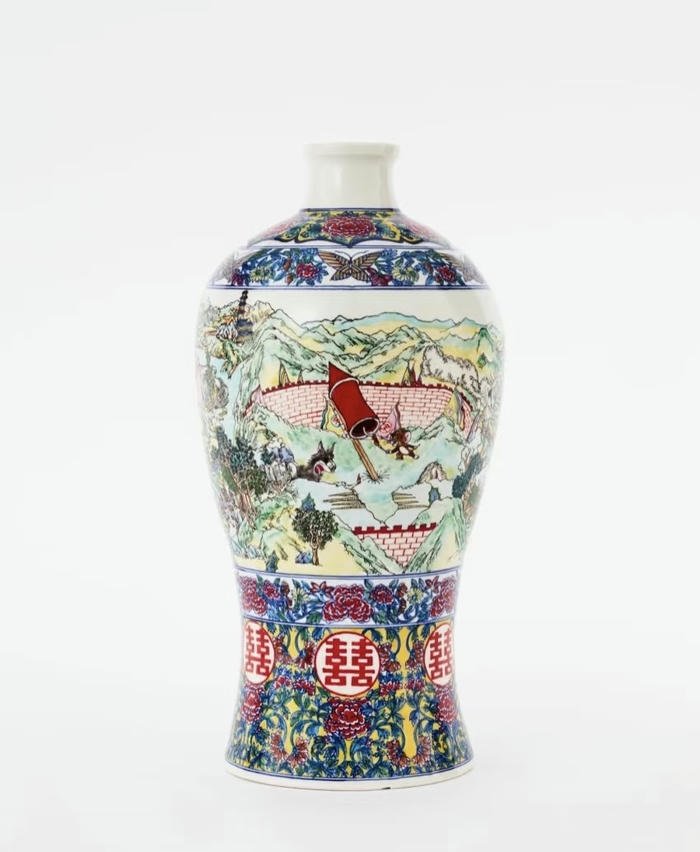 hình phong thuỷ lọ lộc bình tinh xảo