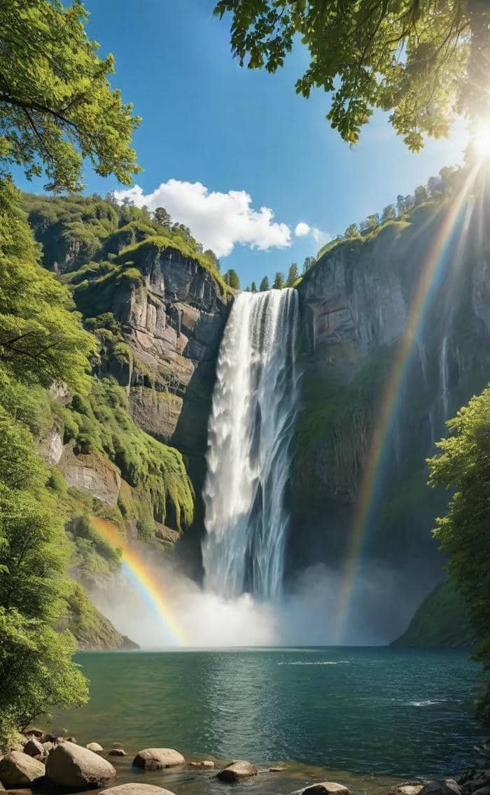 hình phong thủy sơn thủy khai vận