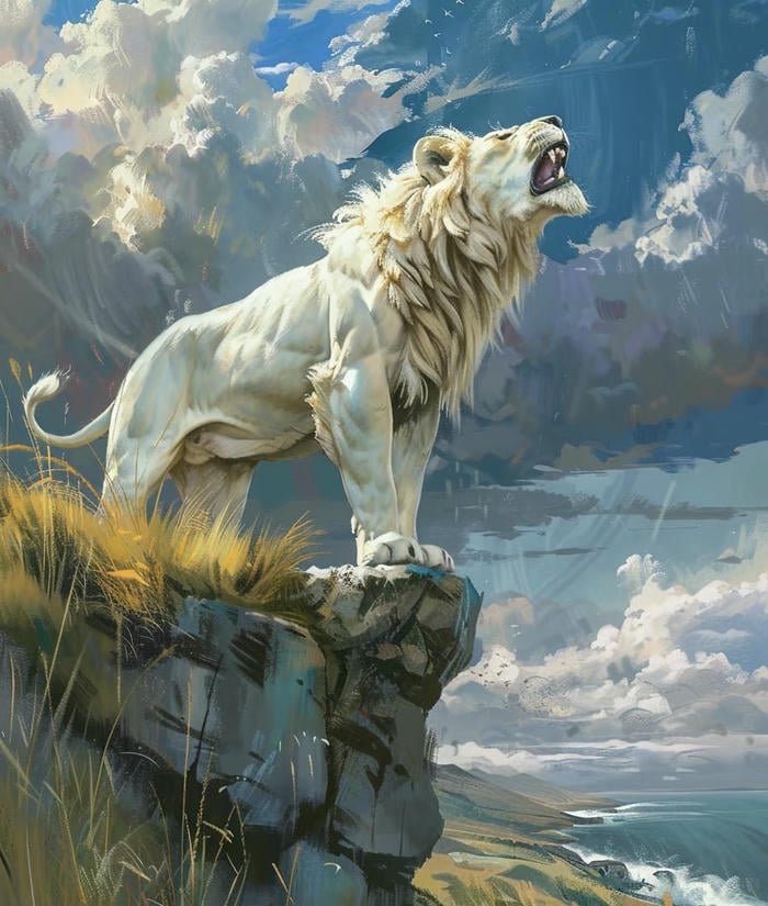 hình sư tử đại hộ pháp phong thuỷ đỉnh cao