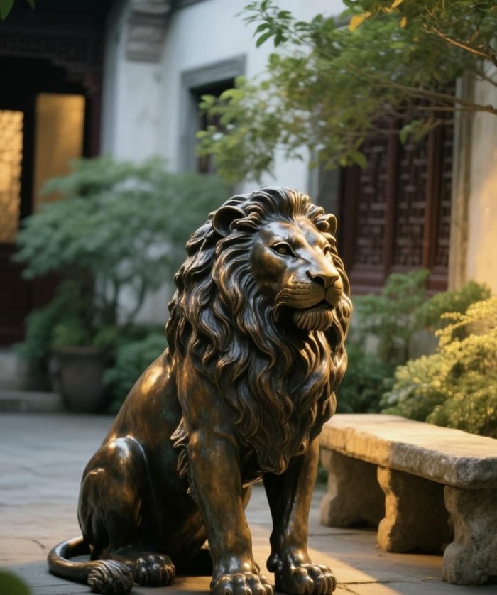 hình tài vận phong thuỷ sư tử đại hộ pháp