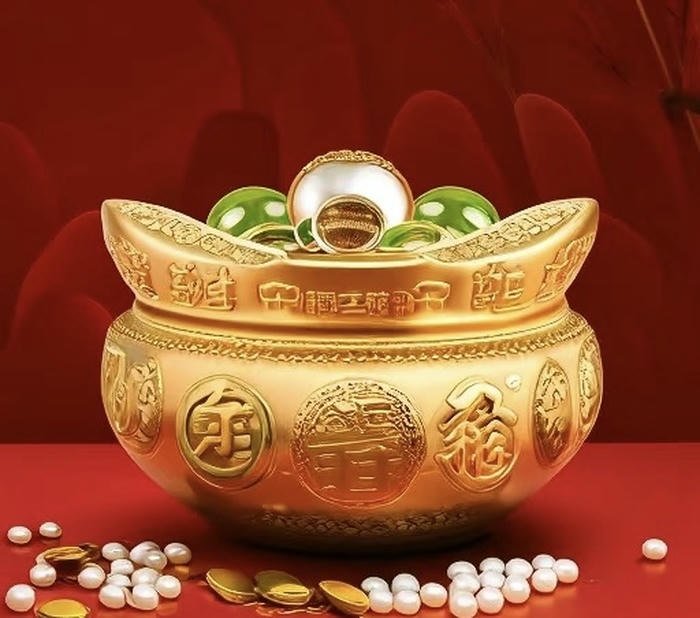 hình tượng thần tài rạng rỡ