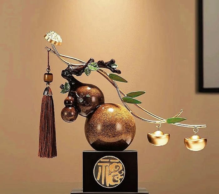 hồ lô chiêu tài hút lộc hình phong thuỷ