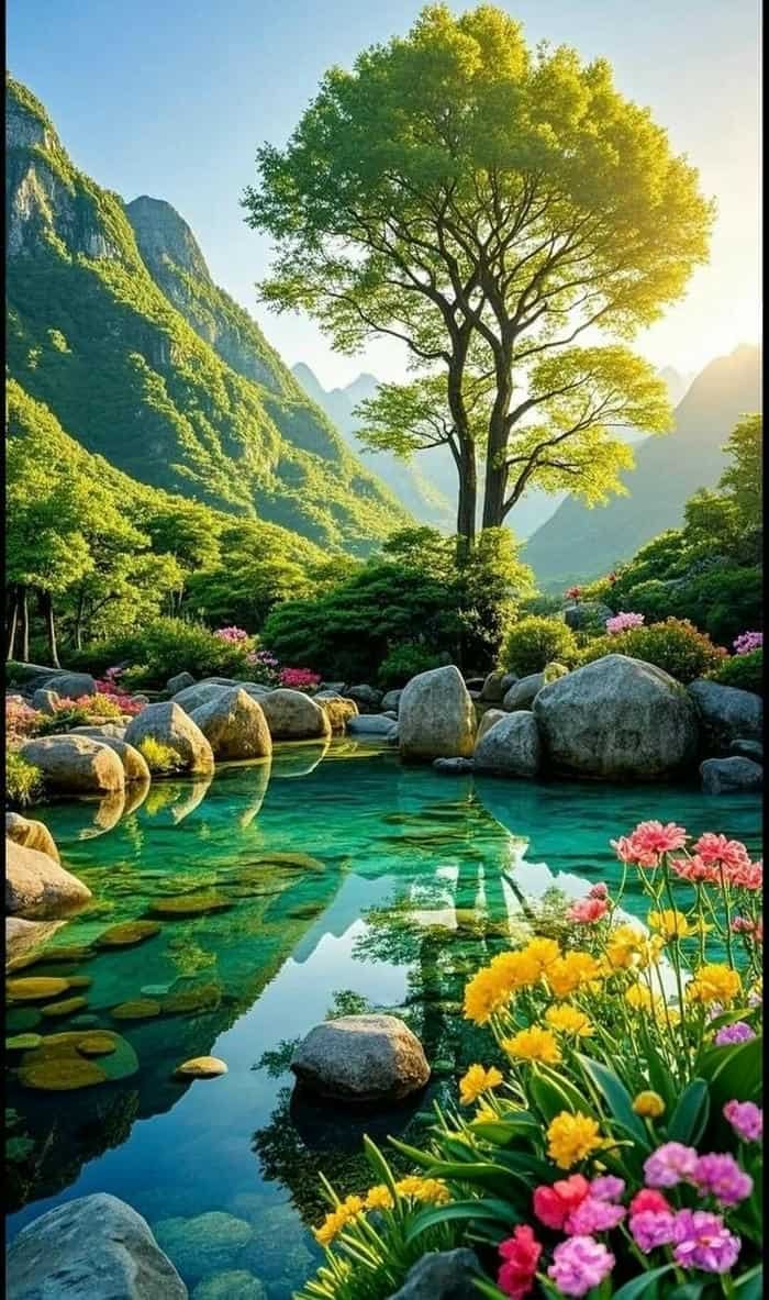 hồ nước phong vân phong thuỷ sinh lộc