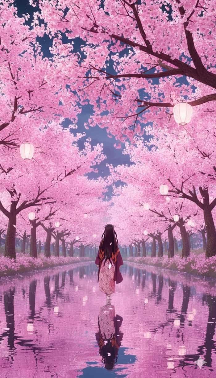 hoa anh đào anime siêu đẹp