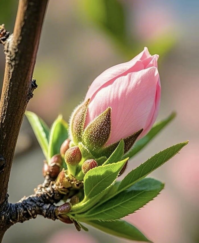 hoa đào lan may mắn phong thủy