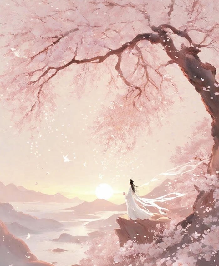 hoa đào mang hơi ấm phong thủy