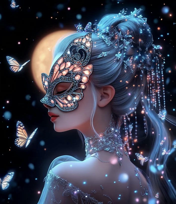 không gian nhân vật nữ anime