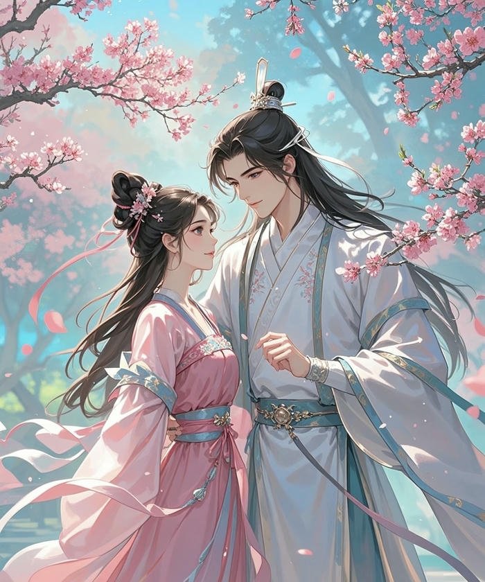 không khí couple anime nhẹ nhàng mùa thu