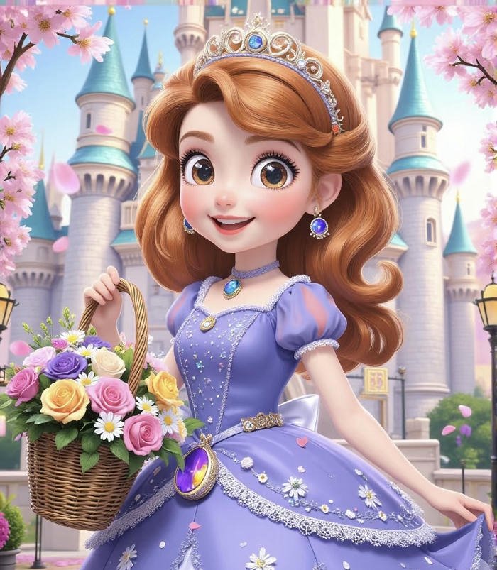 khung ảnh công chúa phép màu anime