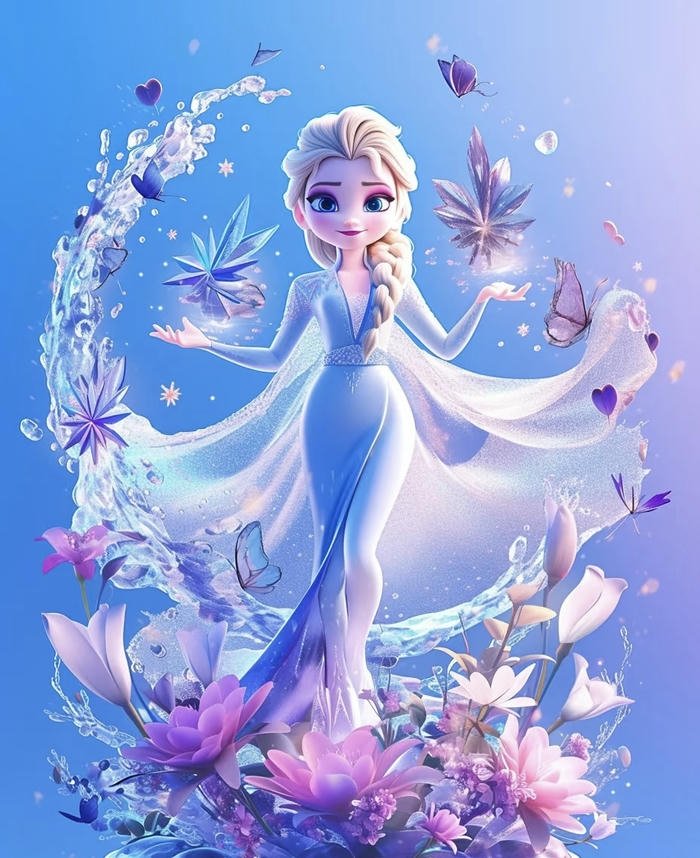 khung hình công chúa pháp triển anime