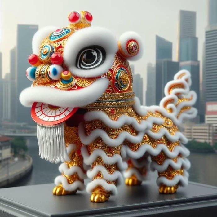 lân phong thủy đứng giữ cửa