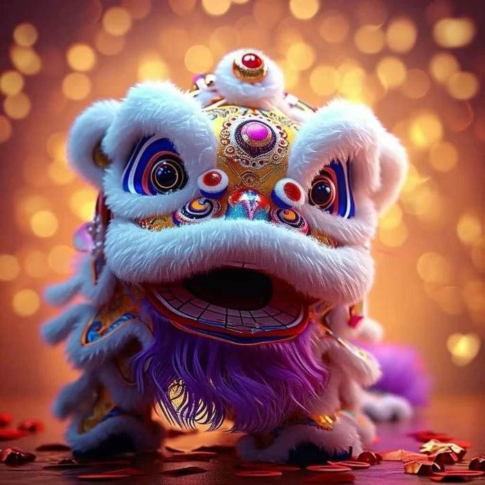 linh vật lân bảo hộ may mắn