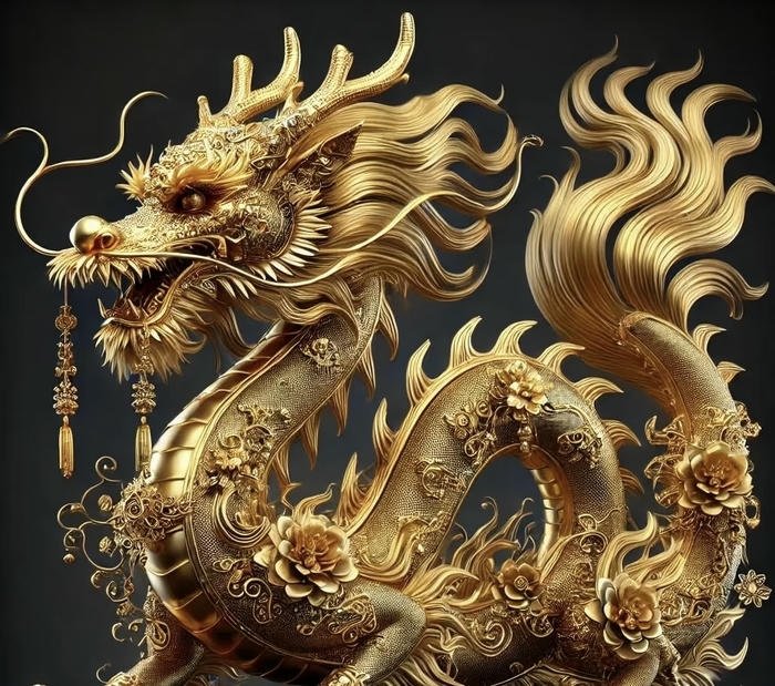 linh vật vàng tượng trưng giàu có