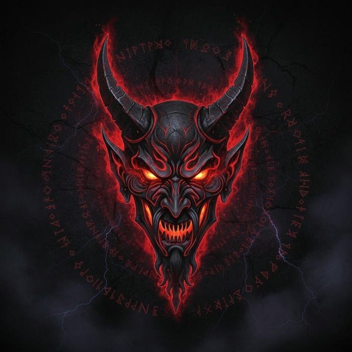 mặt quỷ phong cách cực chất