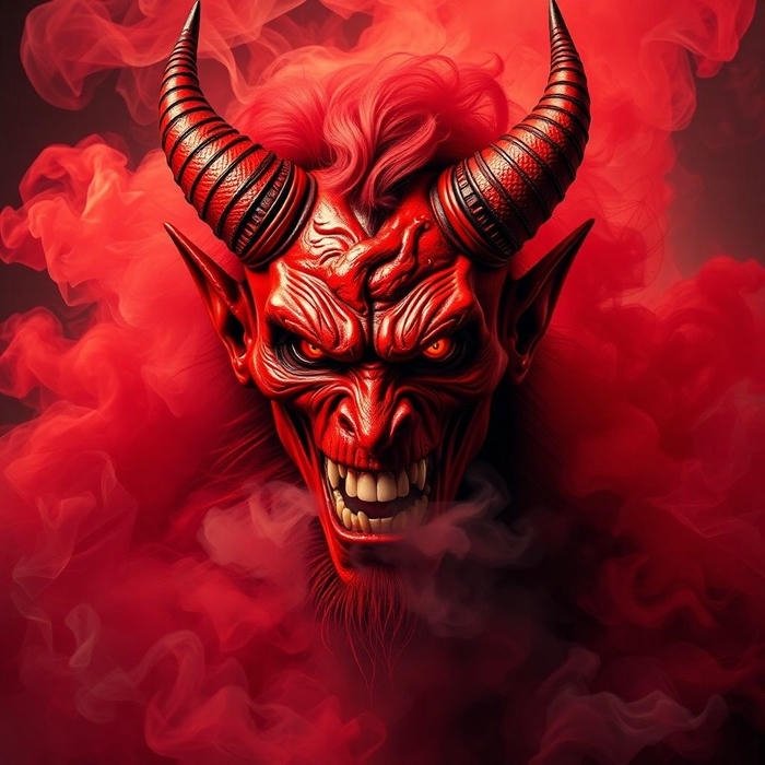 mặt quỷ phong cách cực kỳ nổi bật