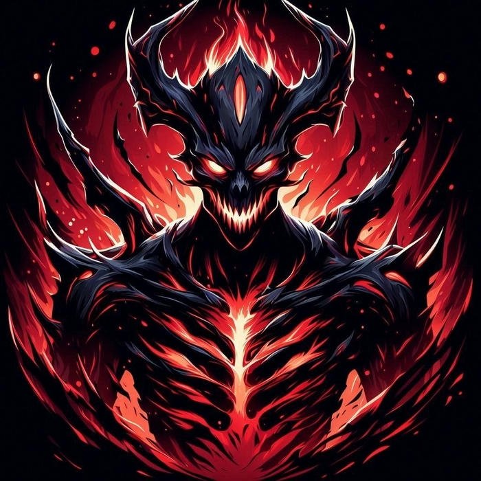 mặt quỷ phong cách ma quái