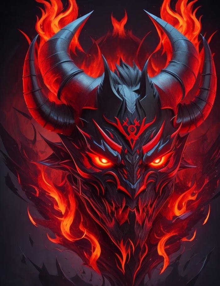 mặt quỷ phong cách mạnh vibe dark