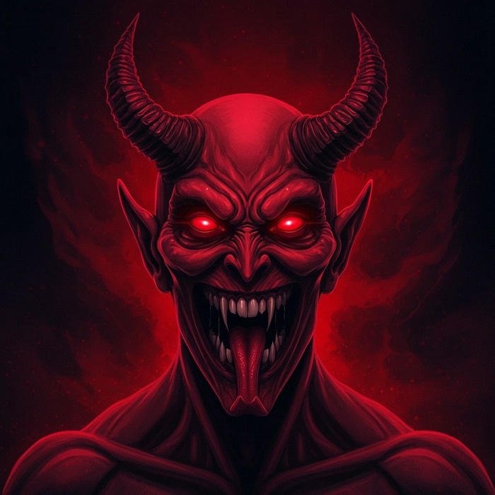 mặt quỷ phong cách tinh tế