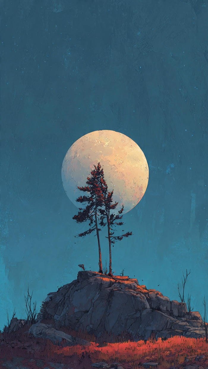 mặt trăng cô độc