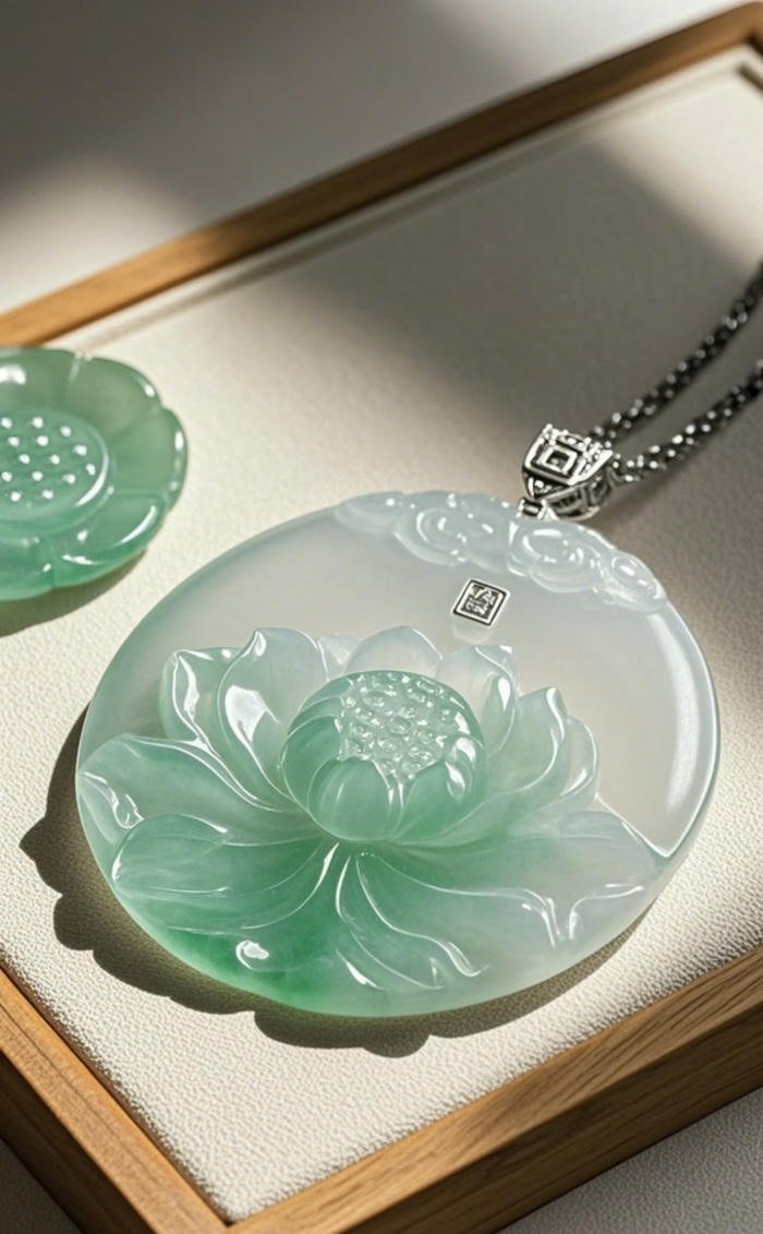 mẫu đá lục bảo trưng bày