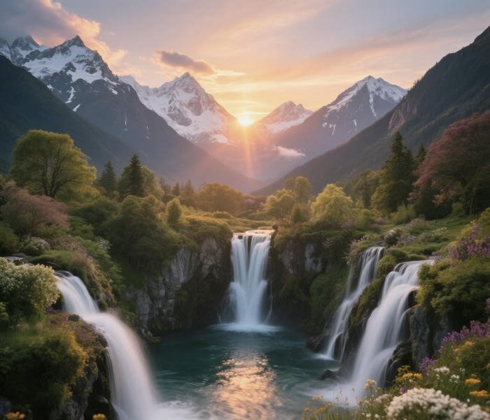 mẫu hồ nước phong thủy tĩnh lặng