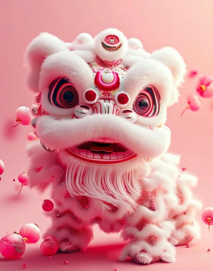 mẫu lân bảo hộ truyền thống