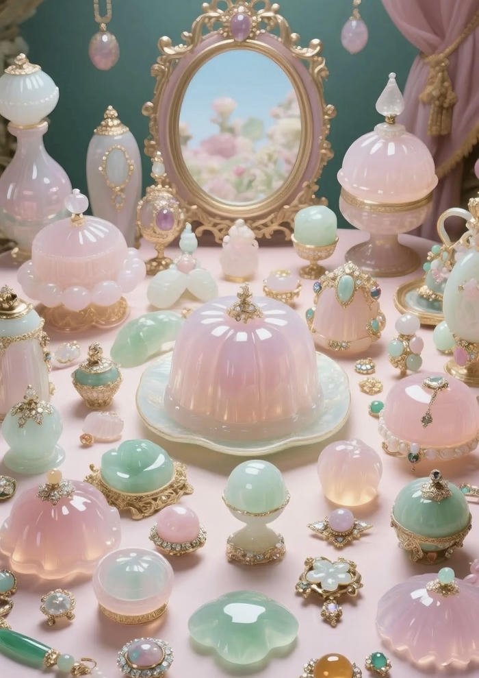 mẫu nghệ thuật đá quý phong thủy hiện đại