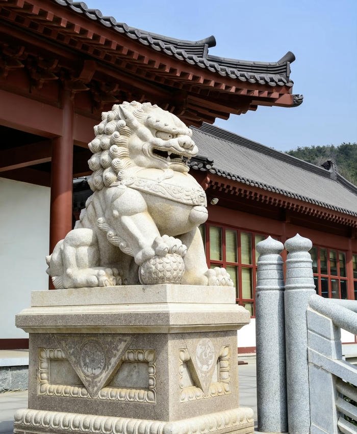 mẫu sư tử đá phong thủy an gia