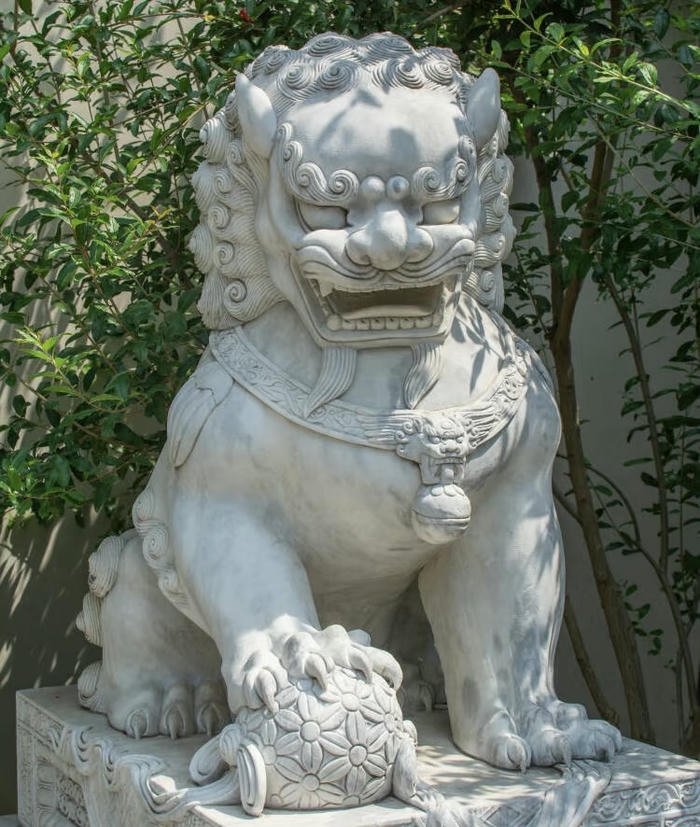 mẫu sư tử phong thủy hộ mệnh