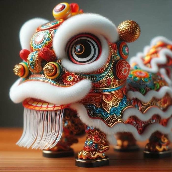 mẫu tượng lân bảo hộ đẹp