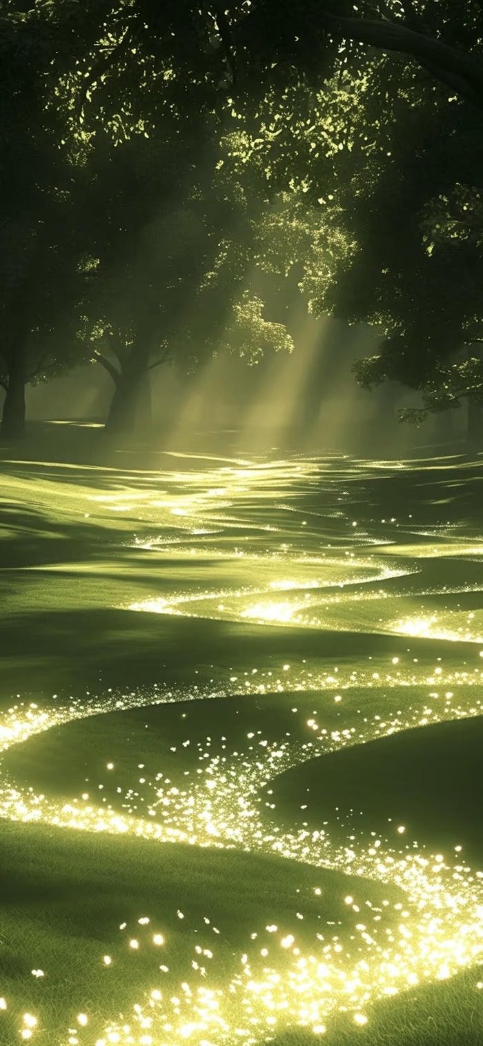 nền ánh sáng năng lượng huyền ảo