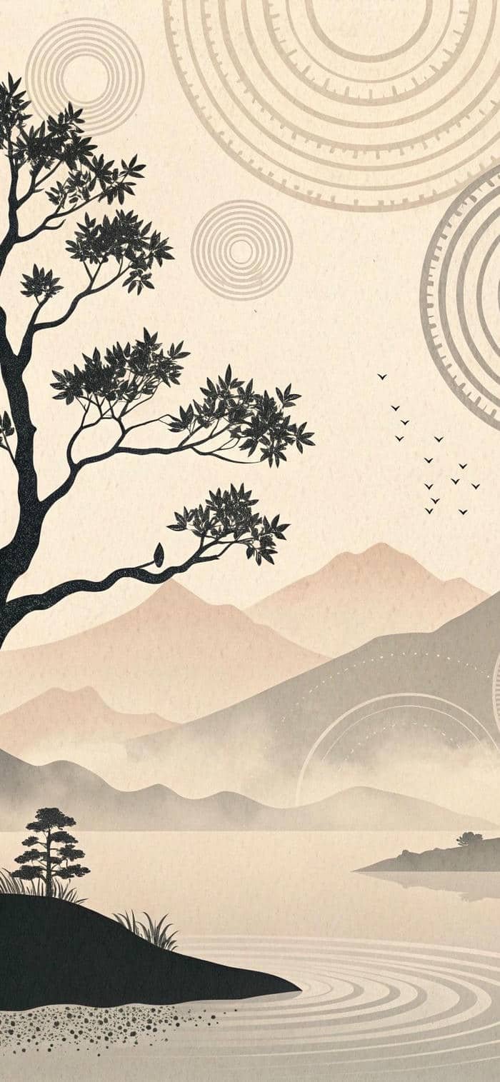 nền boho art trang trí nghệ thuật