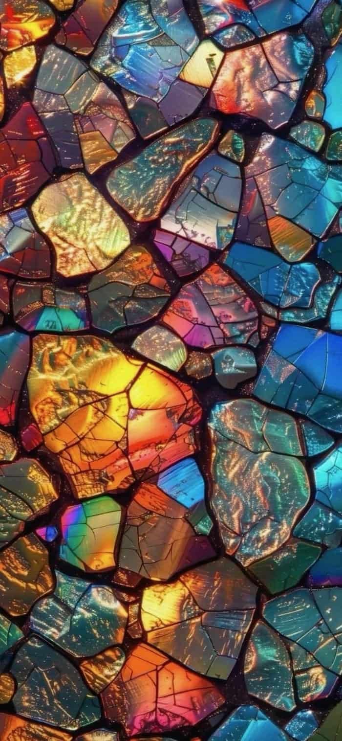 nền họa tiết mosaic đẹp phối màu