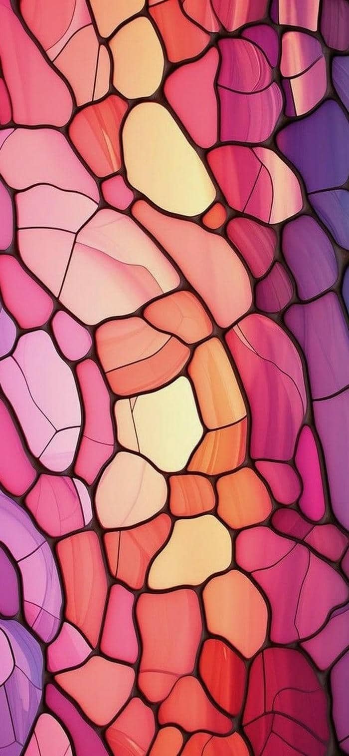 nền họa tiết mosaic gam màu sống động