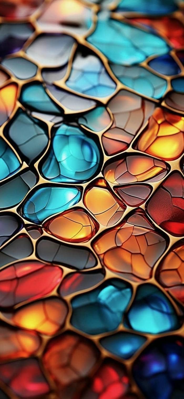 nền họa tiết mosaic nghệ thuật ghép sắc