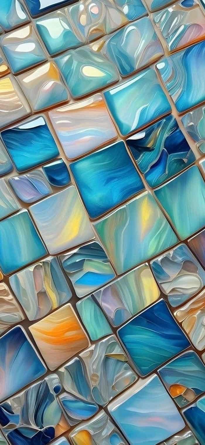 nền họa tiết mosaic nghệ thuật sáng