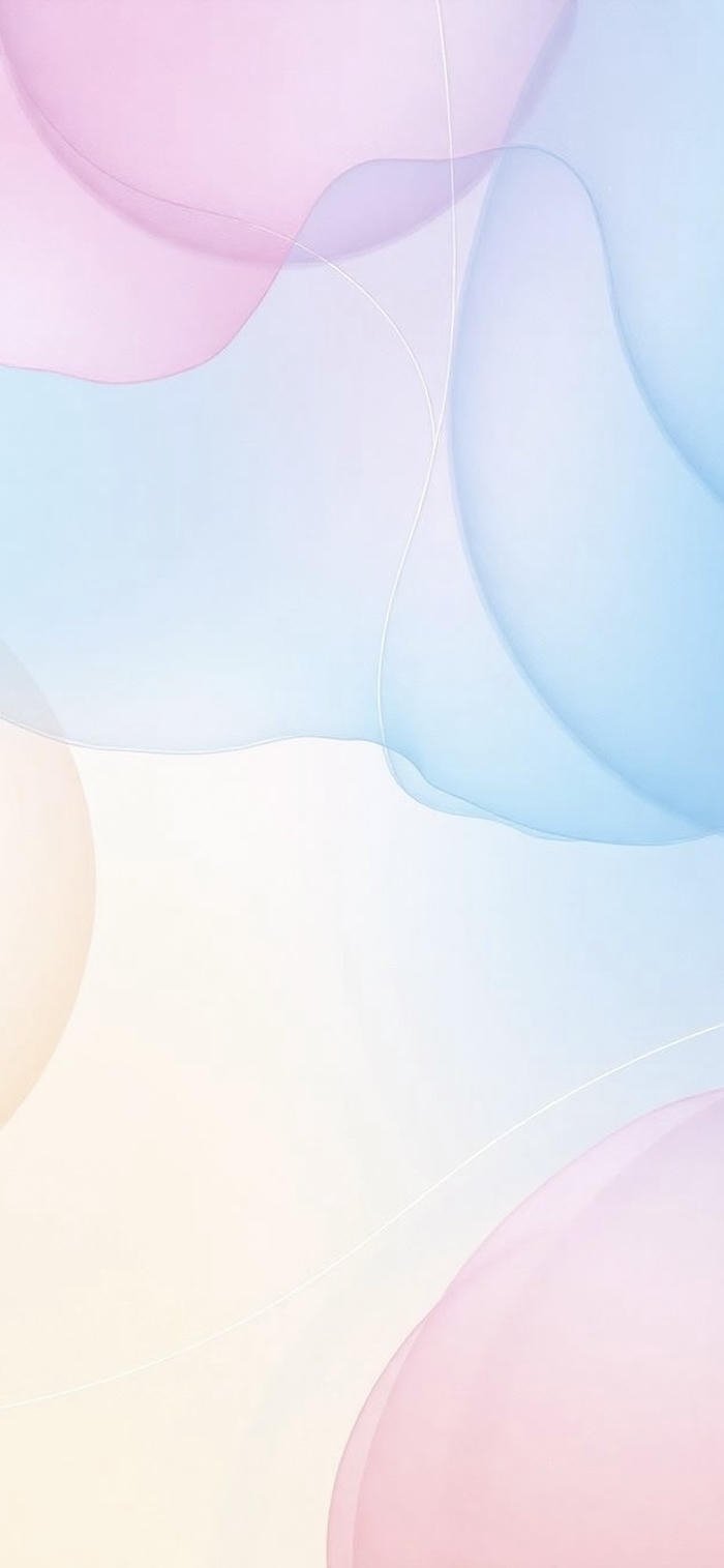 nền pastel nhẹ nhàng sắc màu trong