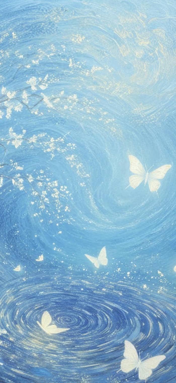 nền xanh dương dịu mát gam xanh êm